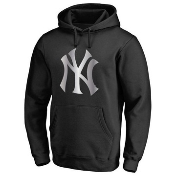 Black Men's New York Yankees Platinum Collection Pullover Hoodie -